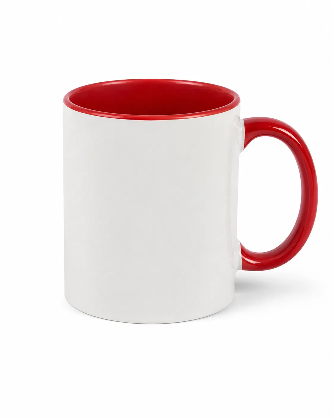 Taza bicolor roja 11oz